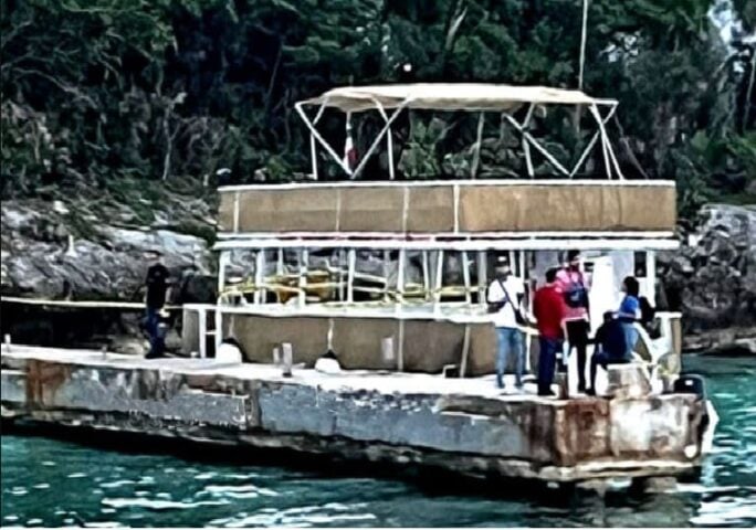Cinco transferidos al Hospital Cozumel después de un accidente de la hélice de catamarán