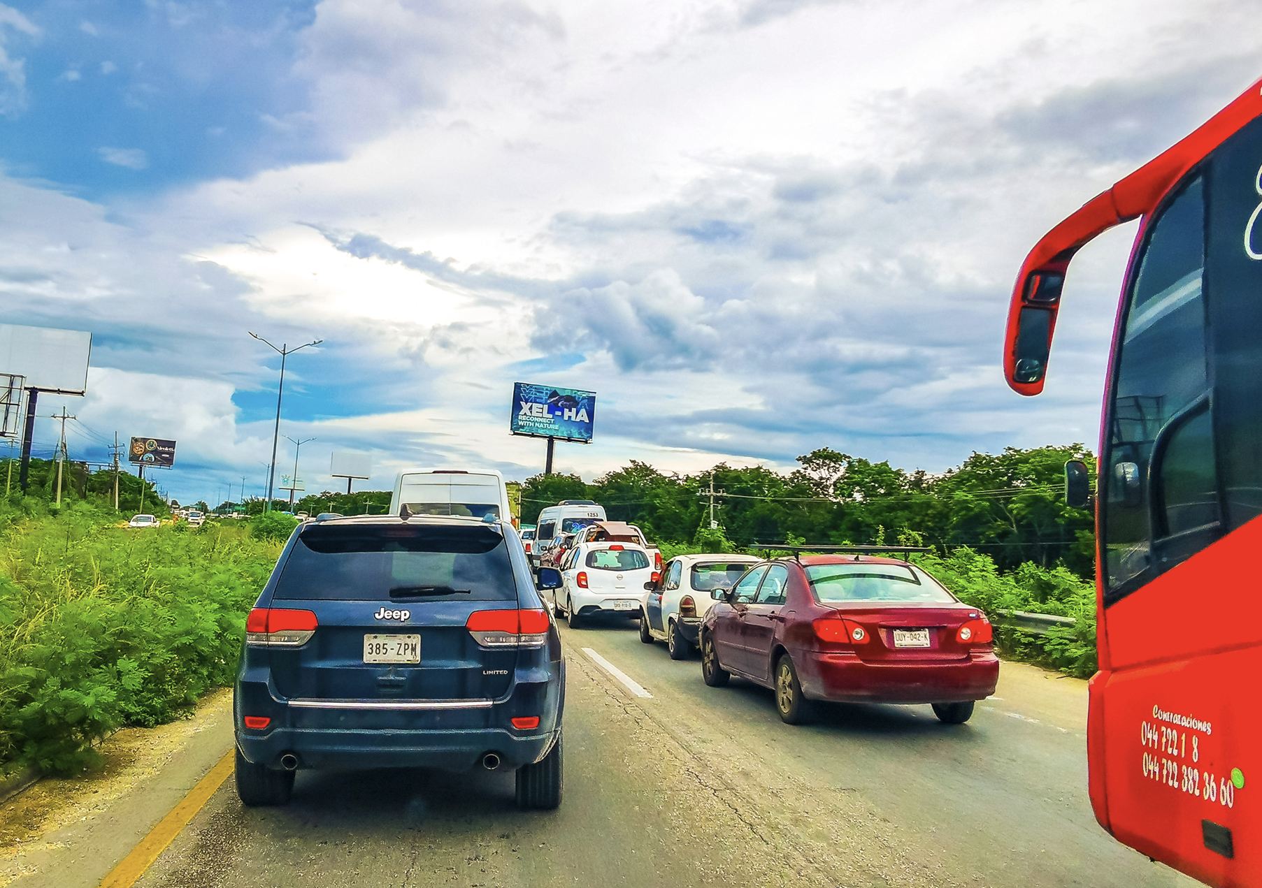 El tráfico de Cancún respaldado