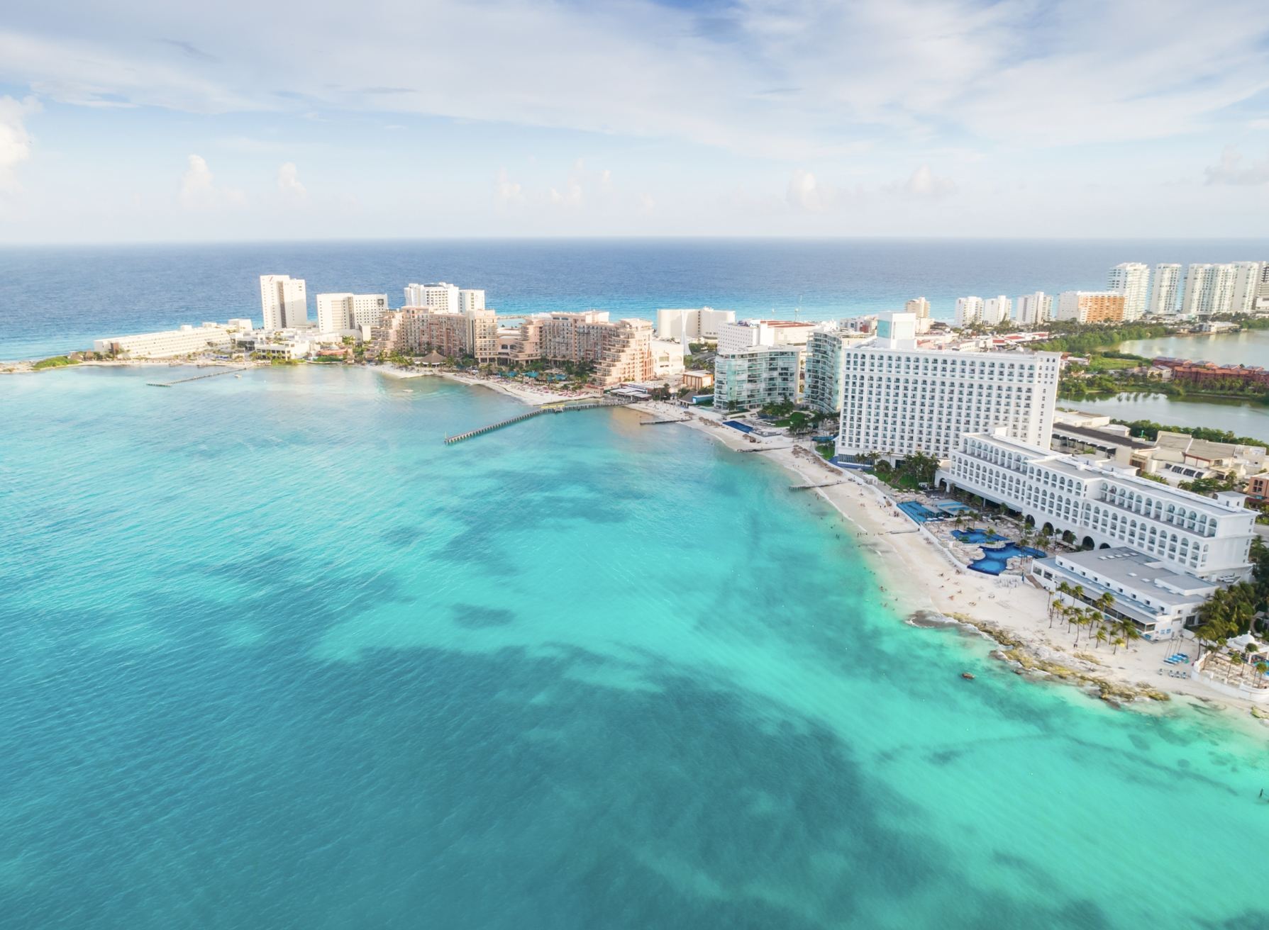 Cancún playa y zona hotelera