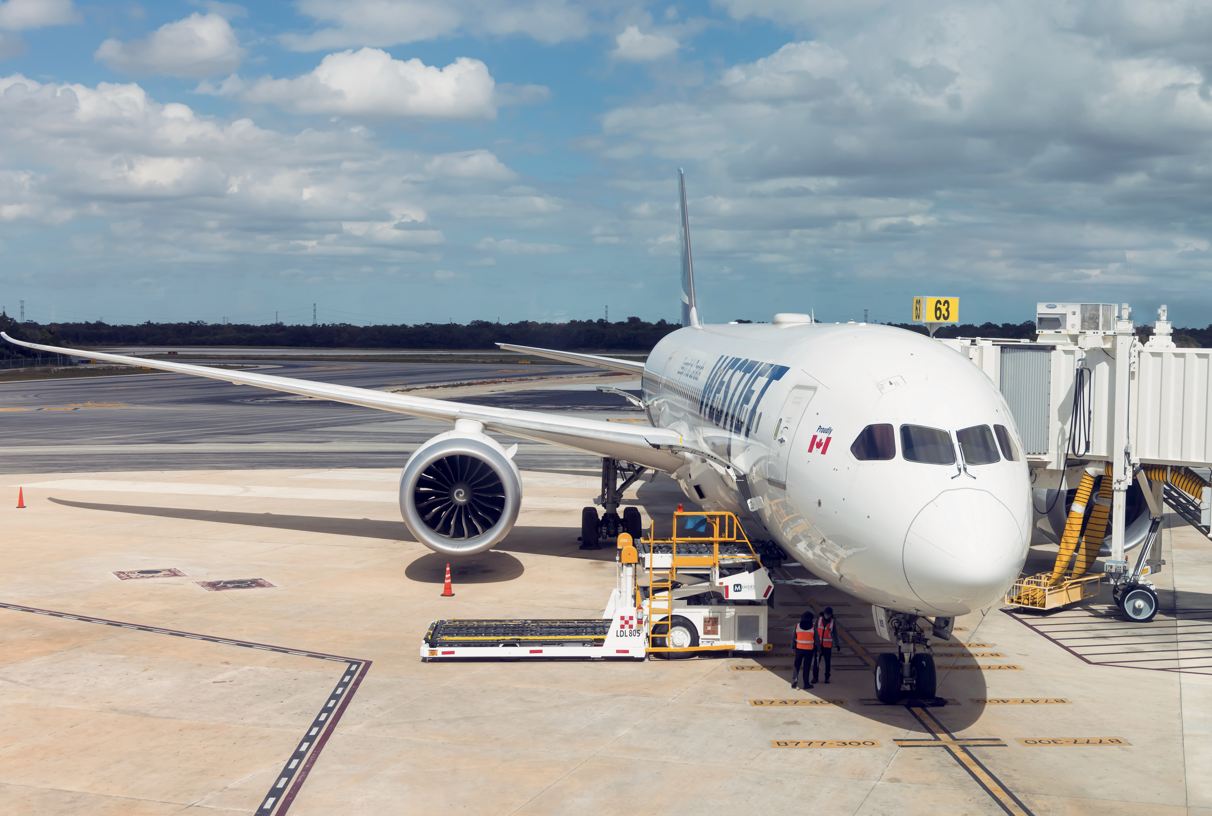 Avión WestJet 
