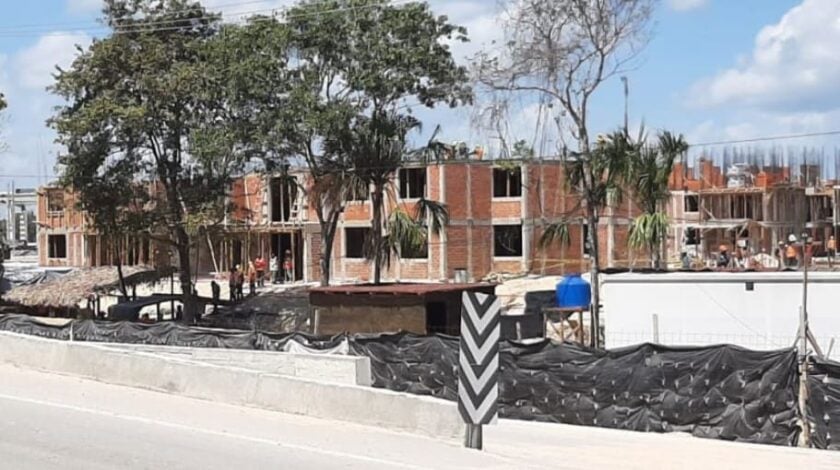 Complejo de viviendas para más de 100 personal militar que se está construyendo en Chetumal