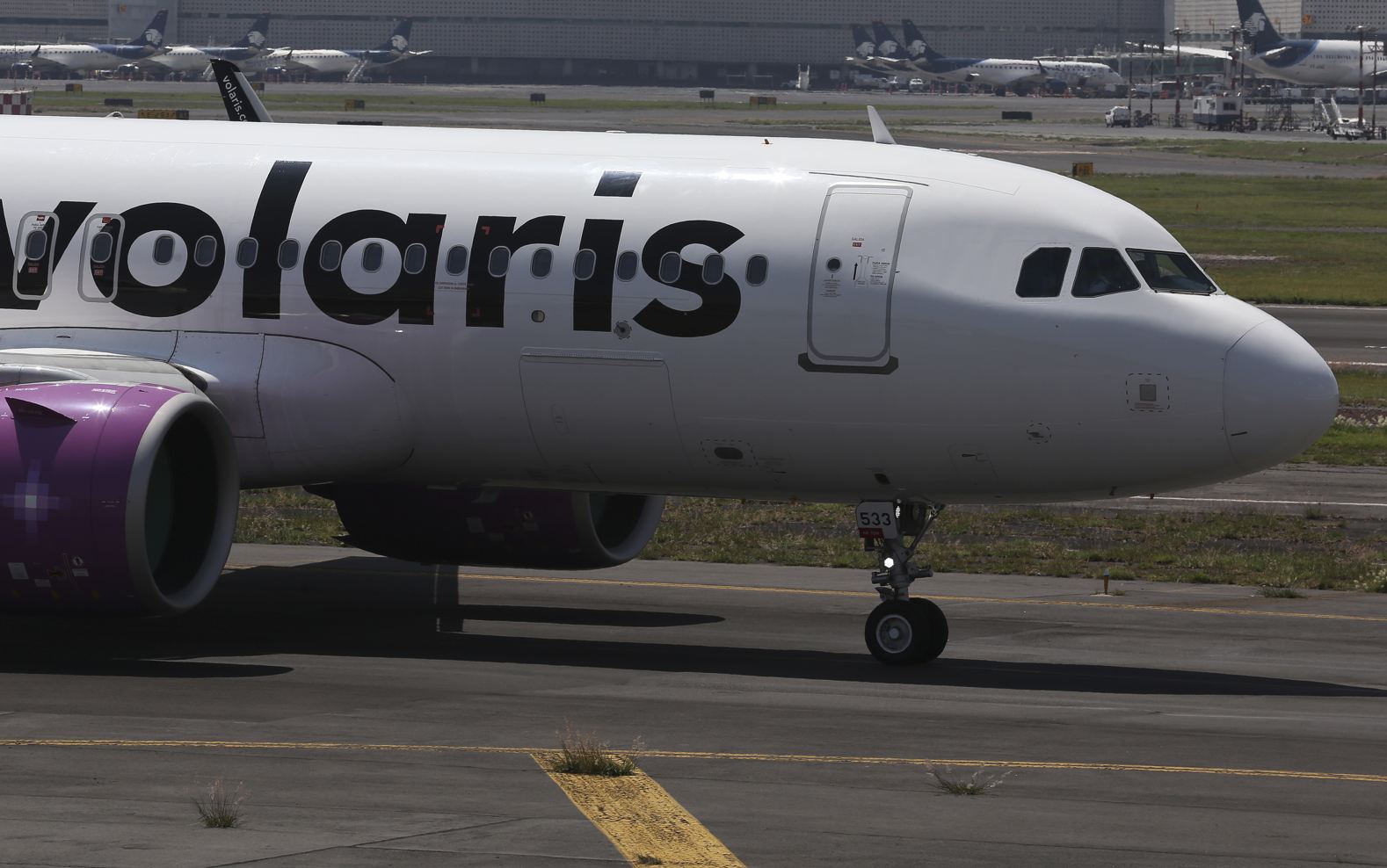 Aterrizaje de avión volaris