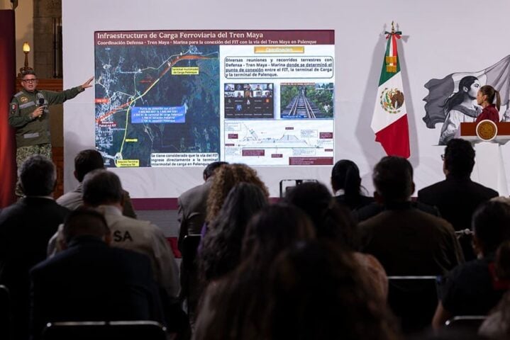 El gobierno anuncia el inicio de la línea de flete de Tren Maya