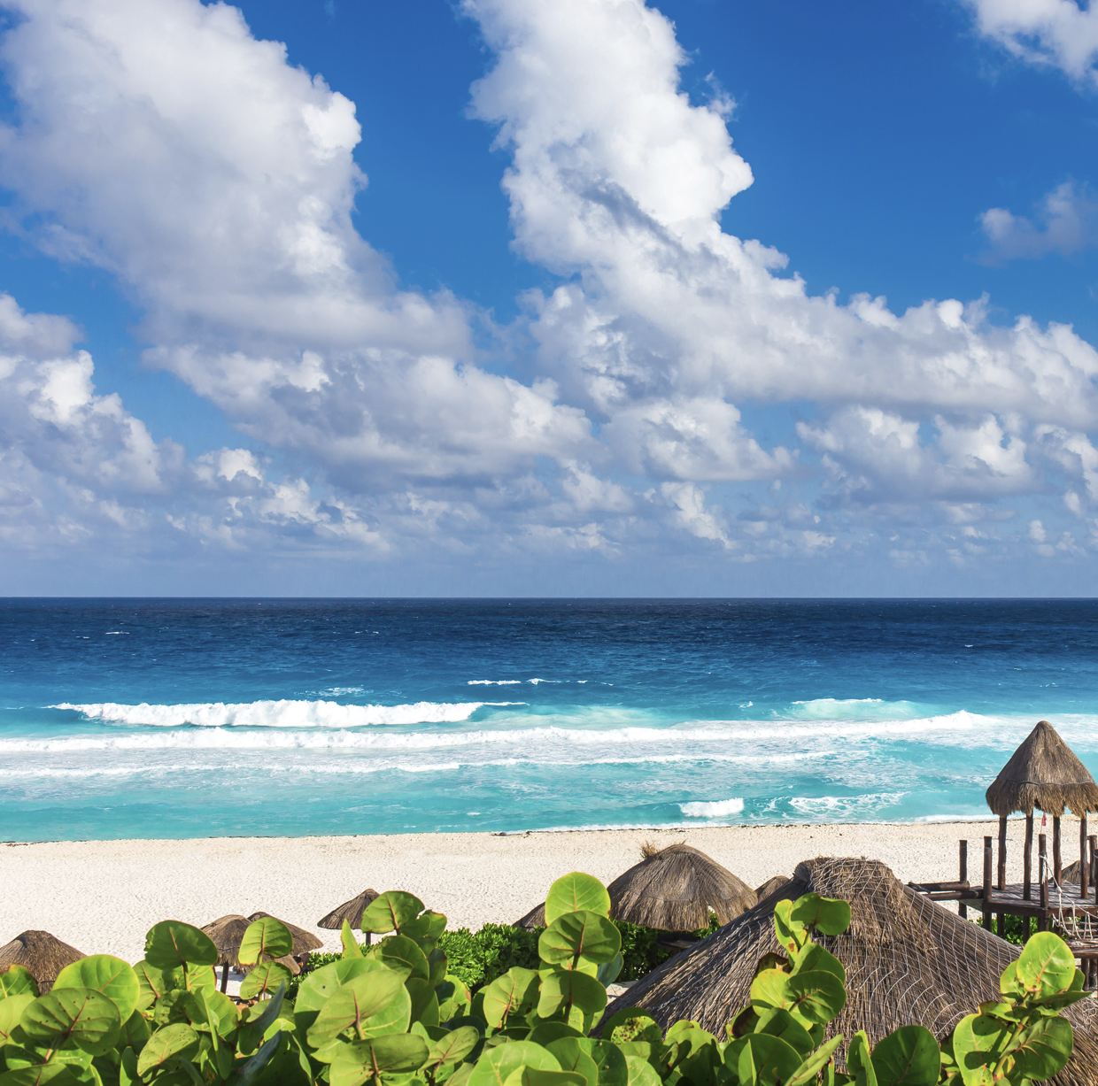 Playa cerca de Costa Mujeres