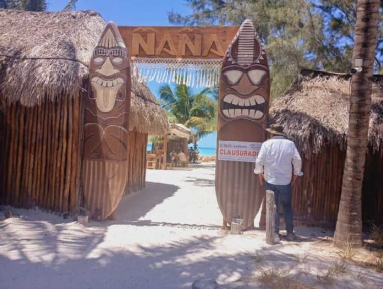 Los inspectores federales cerraron el negocio de Holbox durante la operación de bienes raíces costeras de todo el país