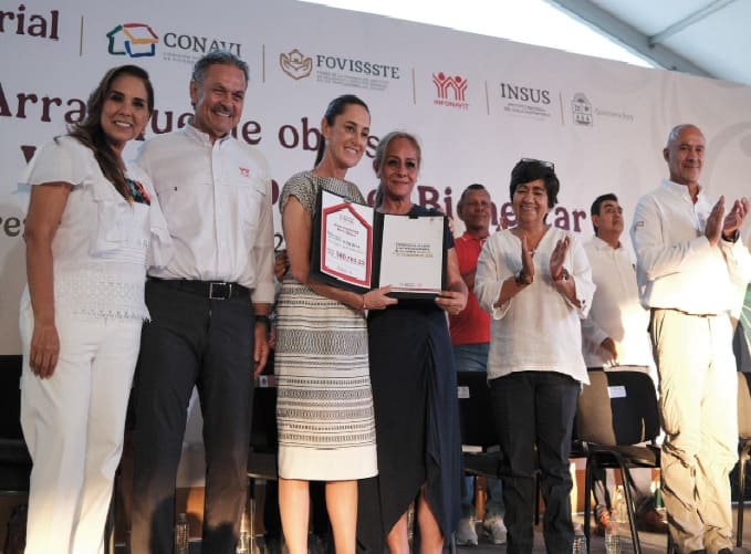 Sheinbaum en Cancún para lanzar la construcción de 22,000 casas asequibles
