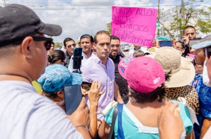 El alcalde acepta pavimento adicional de Punta Allen Road