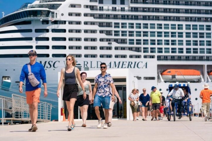El impuesto de pasajeros para los cruceros que se acumulan en México disminuyeron significativamente de la propuesta original