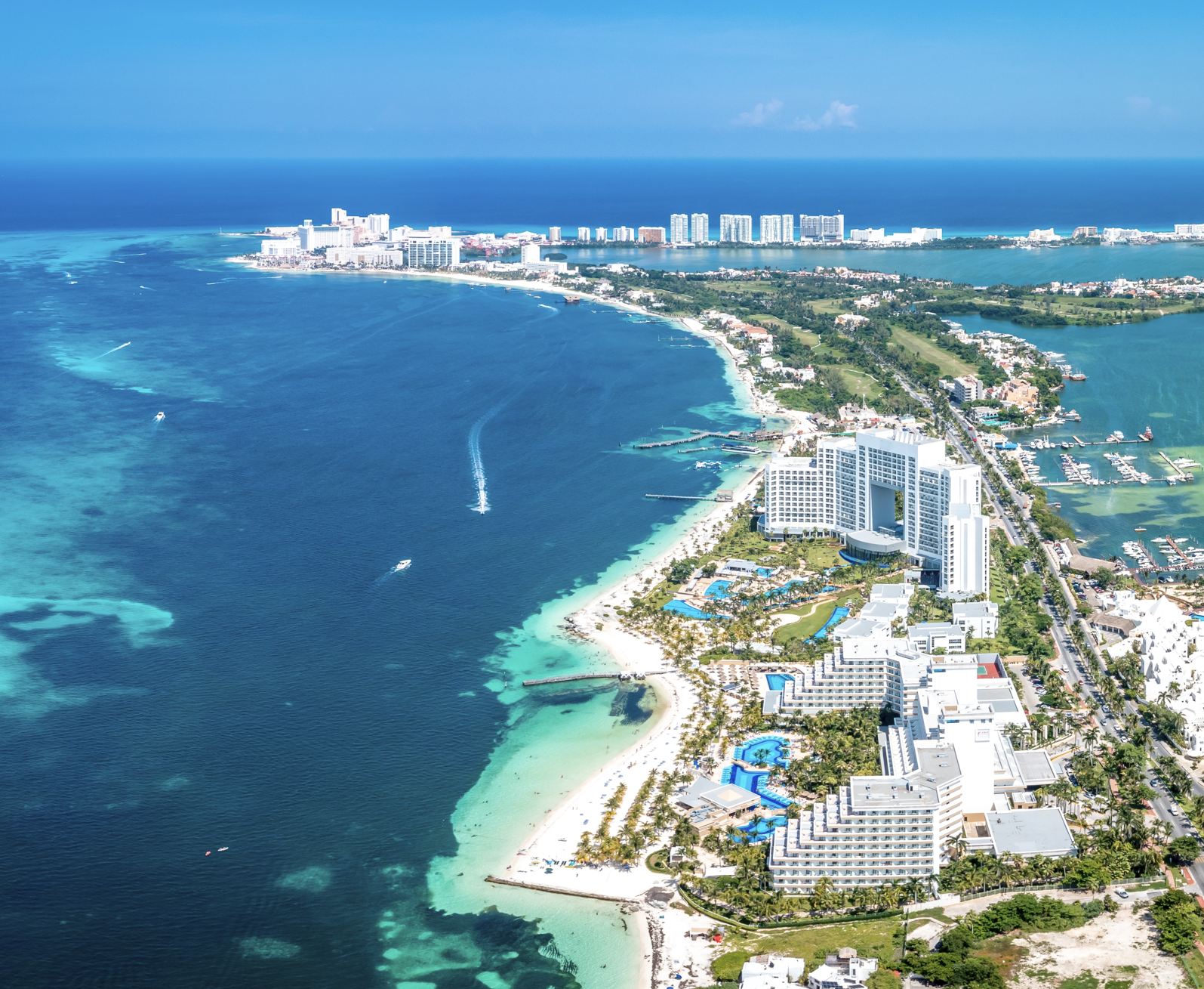 Zona de hotel de Cancún 