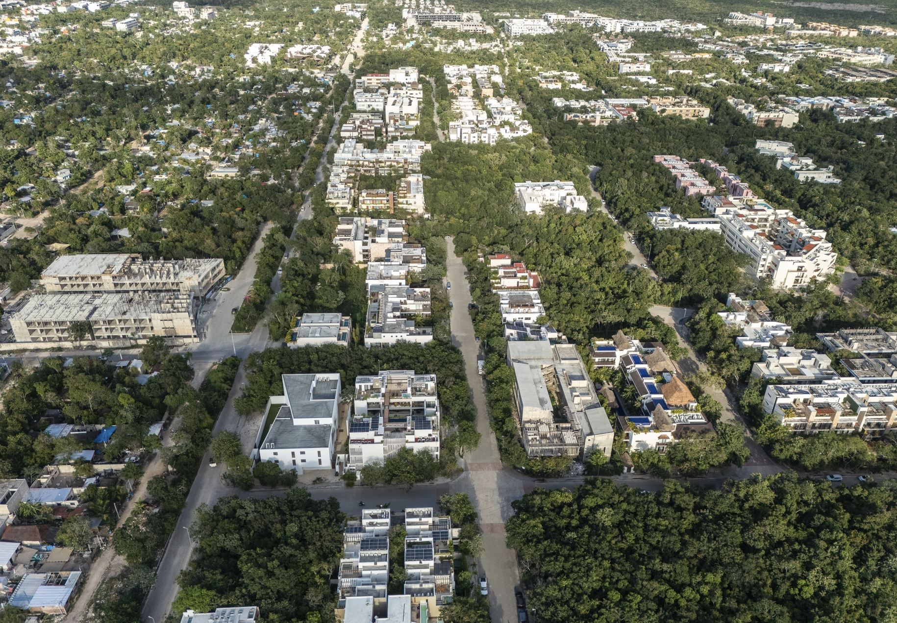 Vista aérea Tulum Condos
