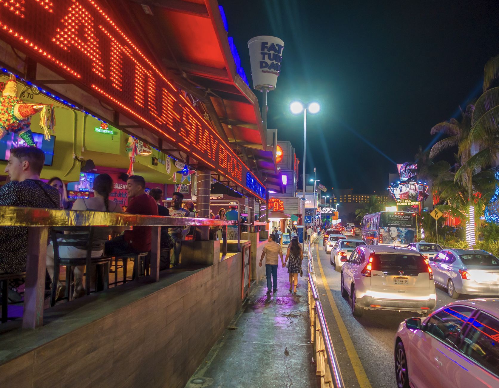 Vida nocturna de Cancún