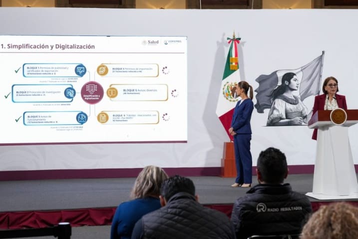 Sheinbaum anuncia un decreto para posicionar a México como líder en la industria farmacéutica