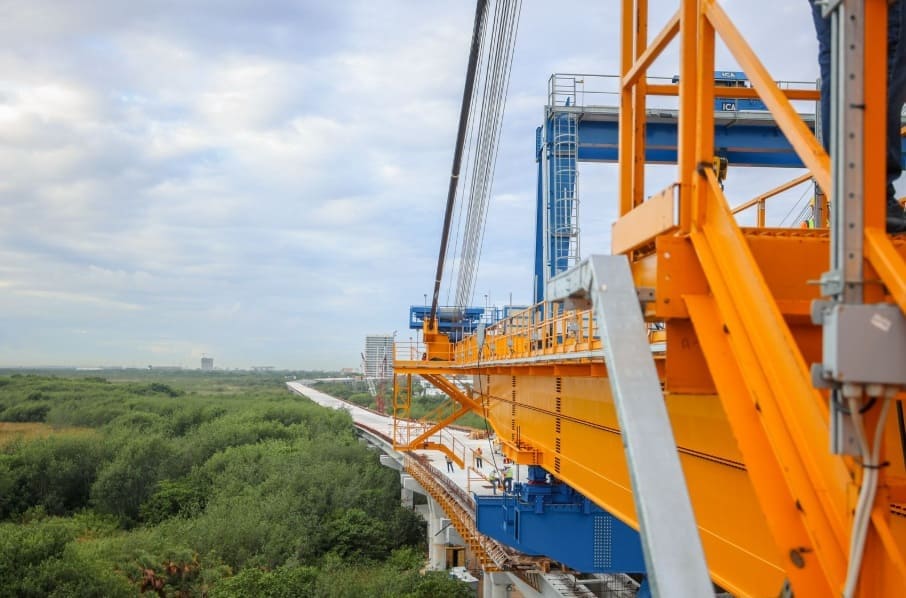 Puente Vehicular Nichupté de Cancún que se acerca al 80 por ciento y está a tiempo para la inauguración de diciembre