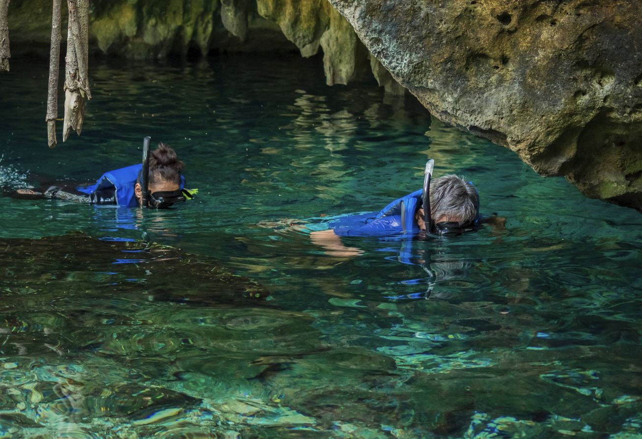 Cenote de snorkel