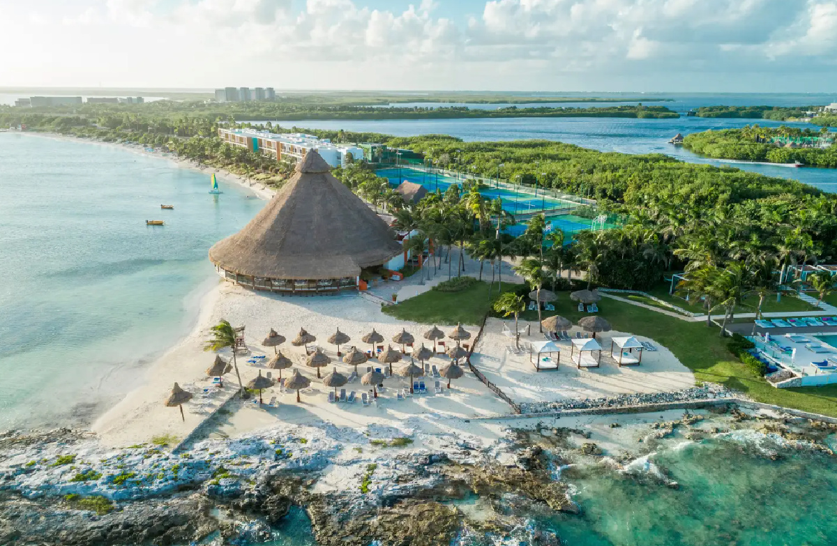 Club Med Cancún Vista aérea