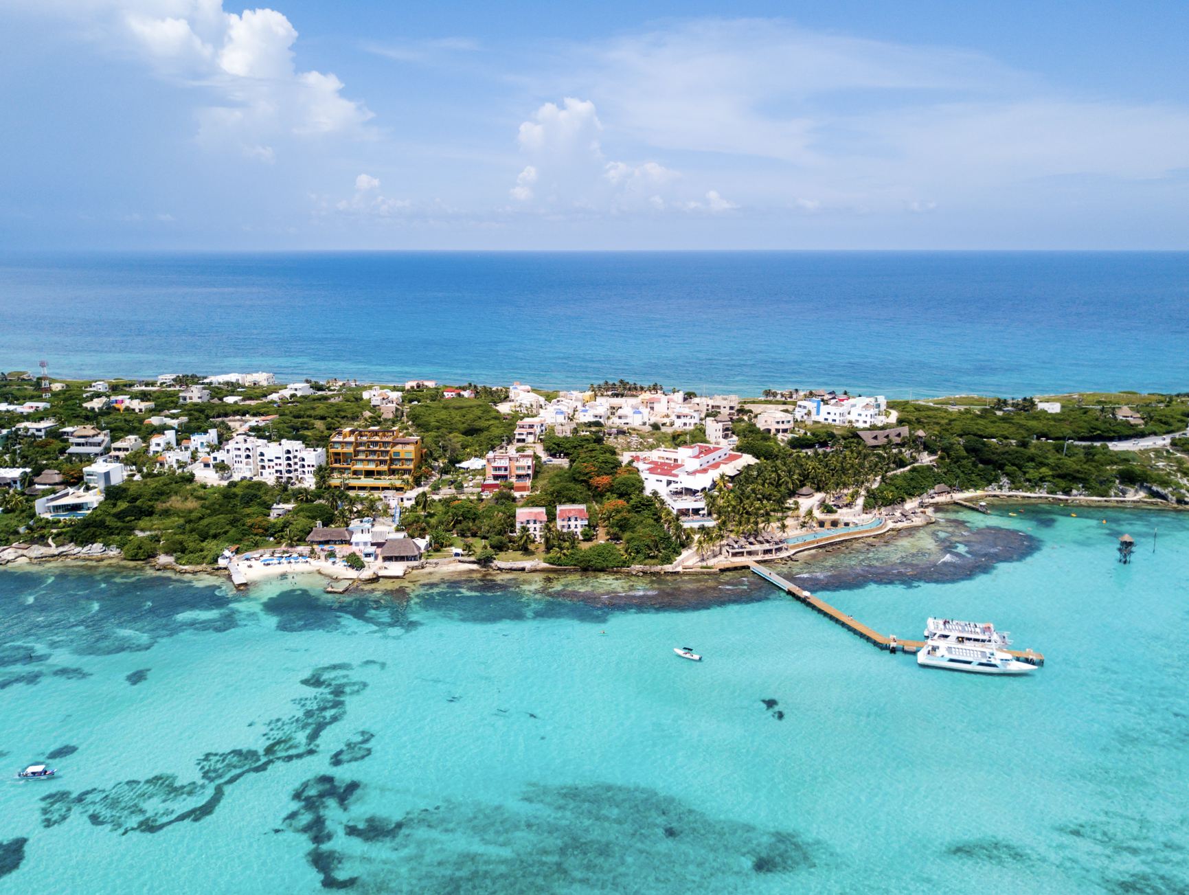 Panorama Skyline de Isla Mujeres