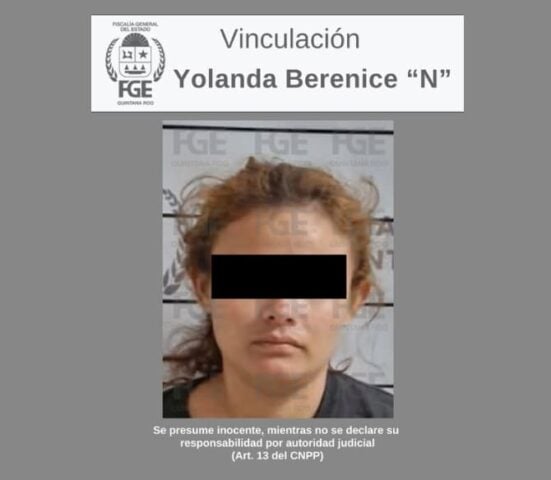 Mujer acusada de homicidio agravado en el oficial de tiro en blanco del oficial de Cancún