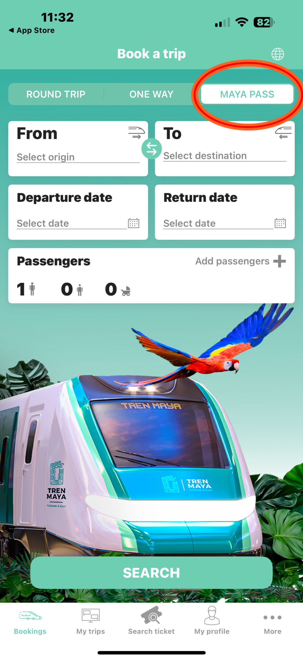 Imagen de la aplicación Tren Maya