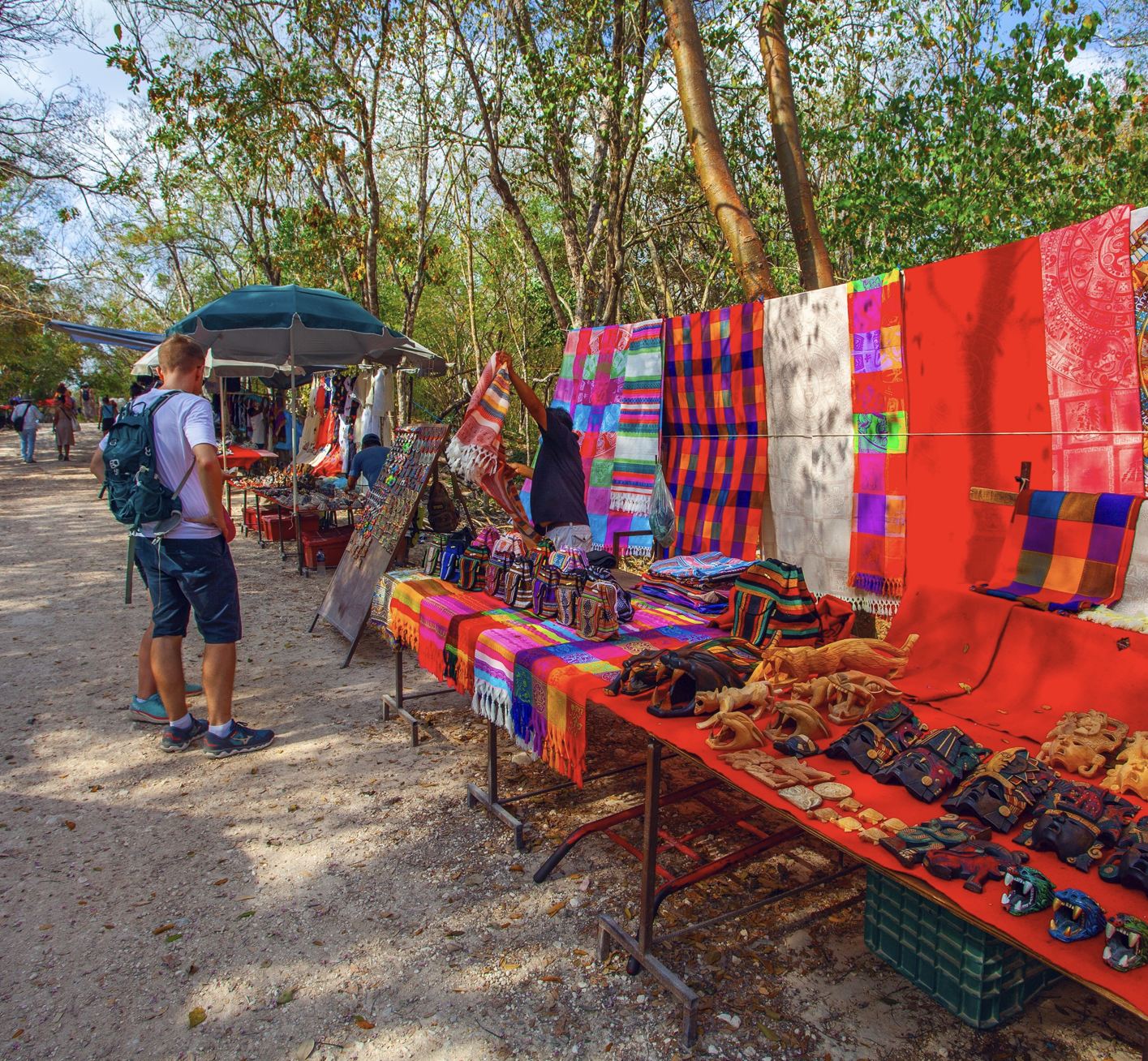 Vendedor en chichén itzá
