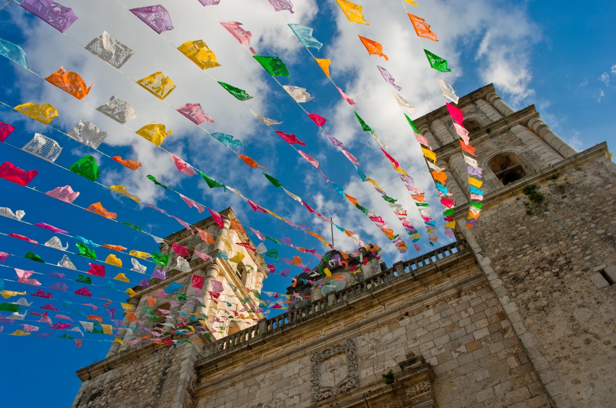 Iglesia de San Servacio (San Servicio) en Valladolid, Yucatán, México