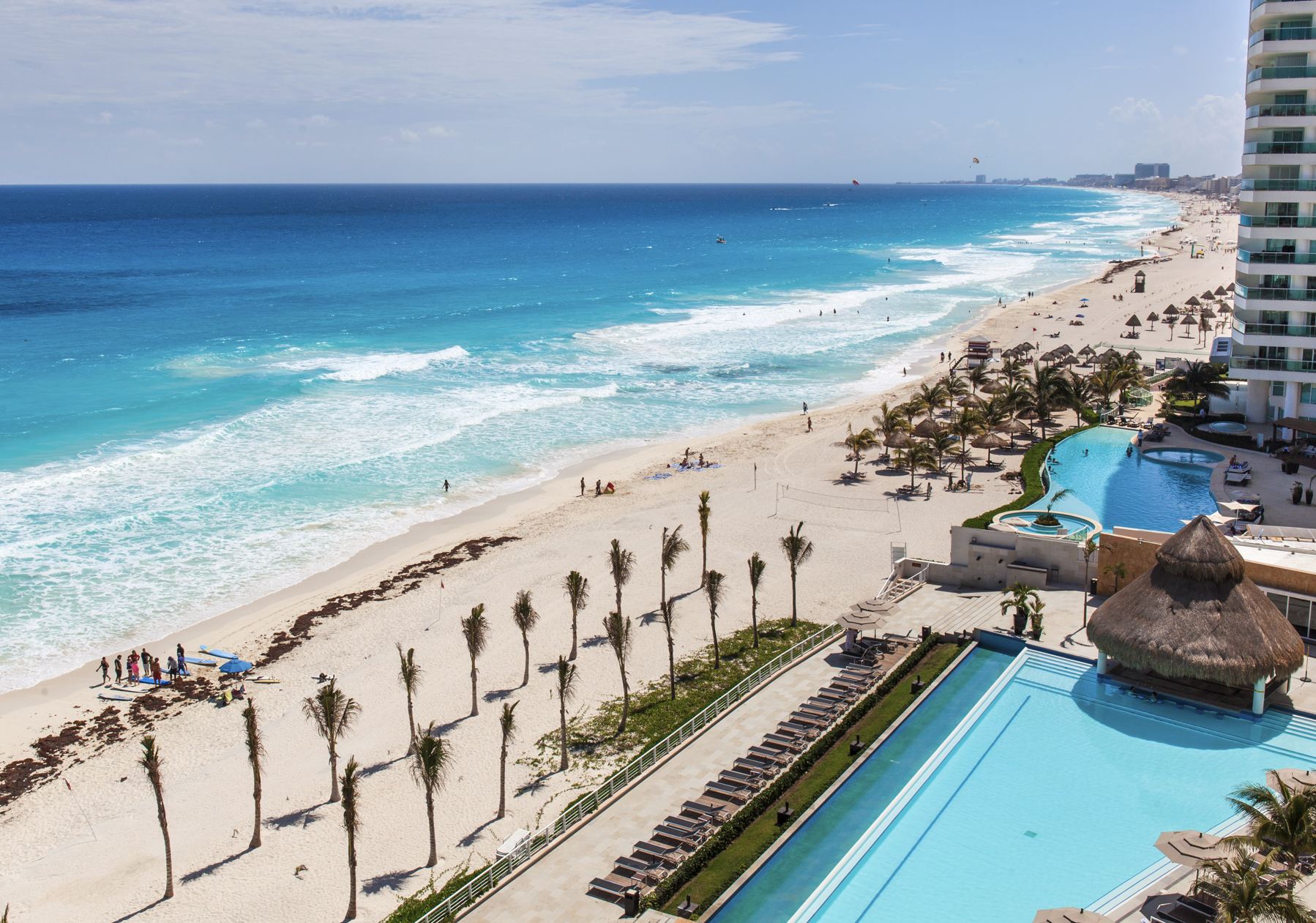 Piscina de hotel de Cancun Resort