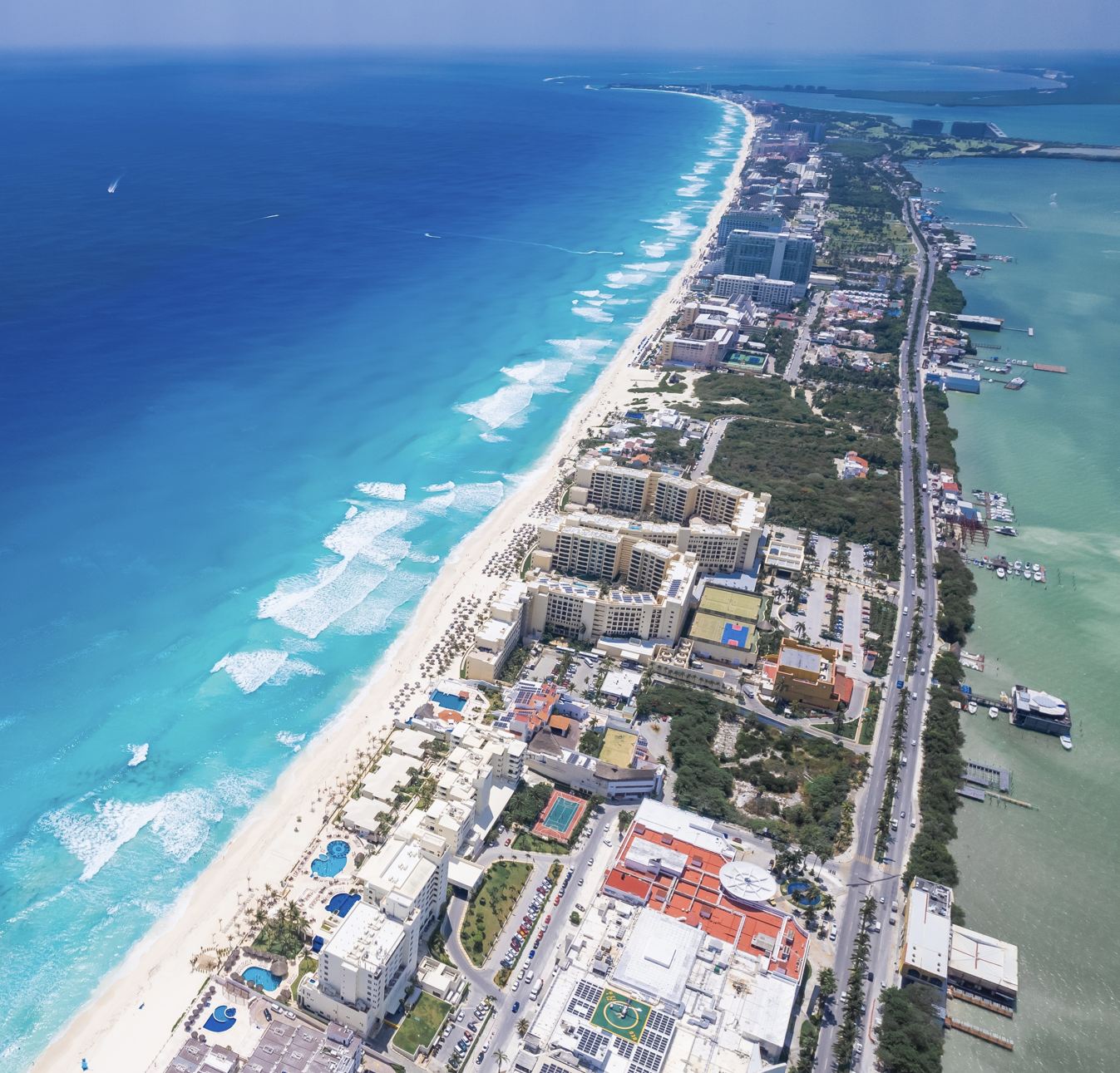 Zona de hotel de Cancún