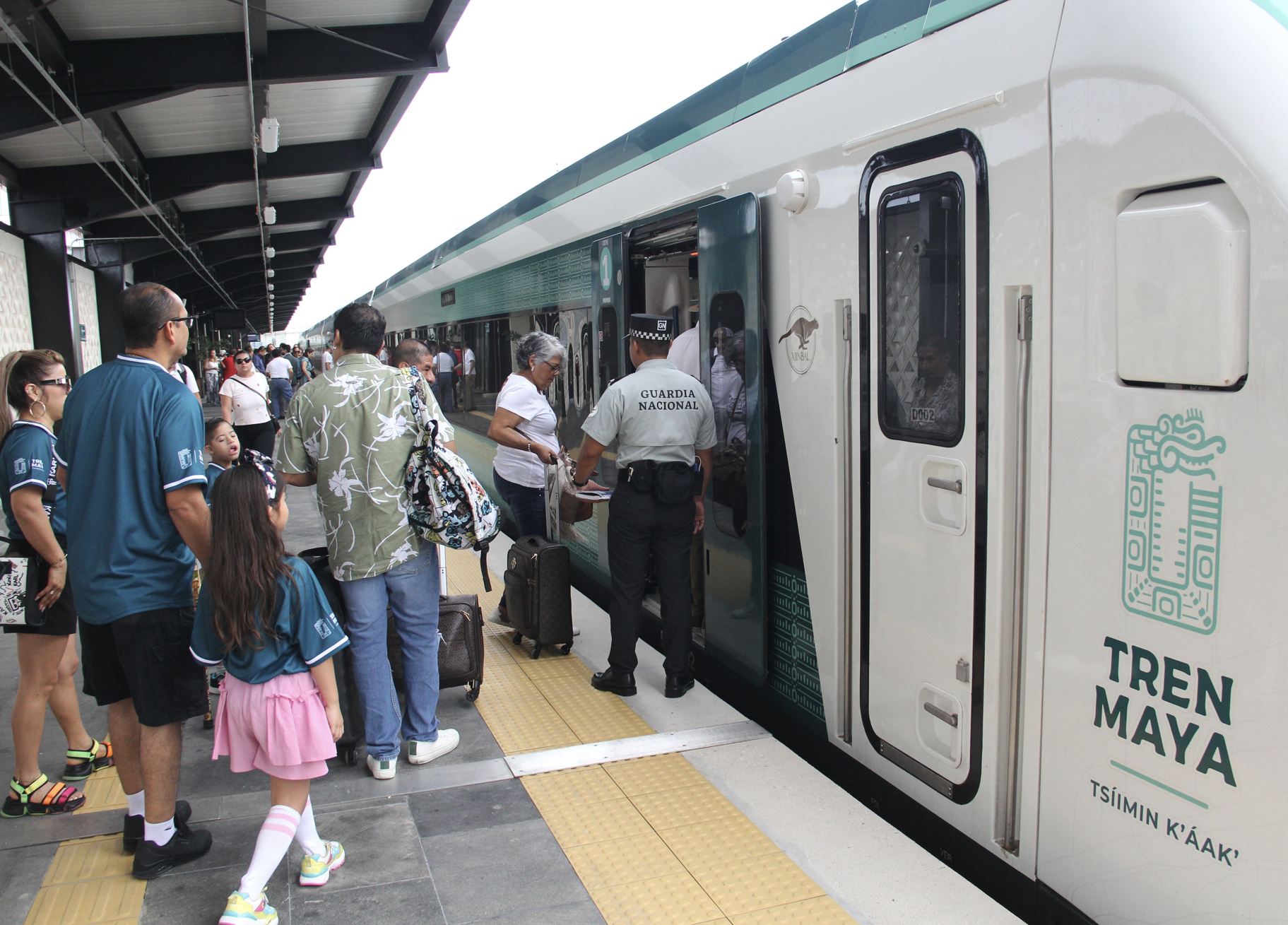 Pasajeros del Tren Maya