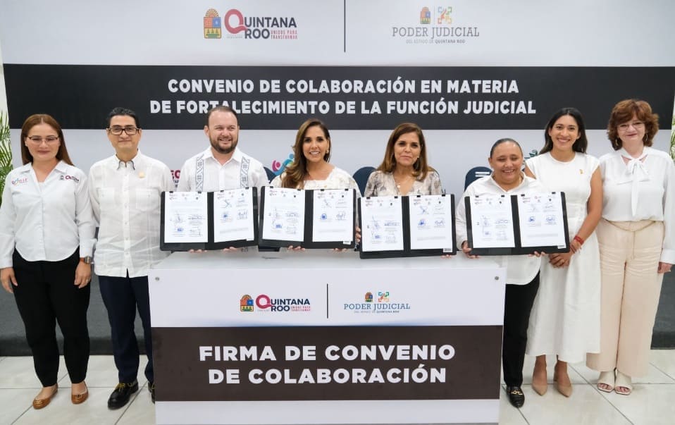 Quintana Roo es el primer estado en firmar un acuerdo con jueces recién elegidos