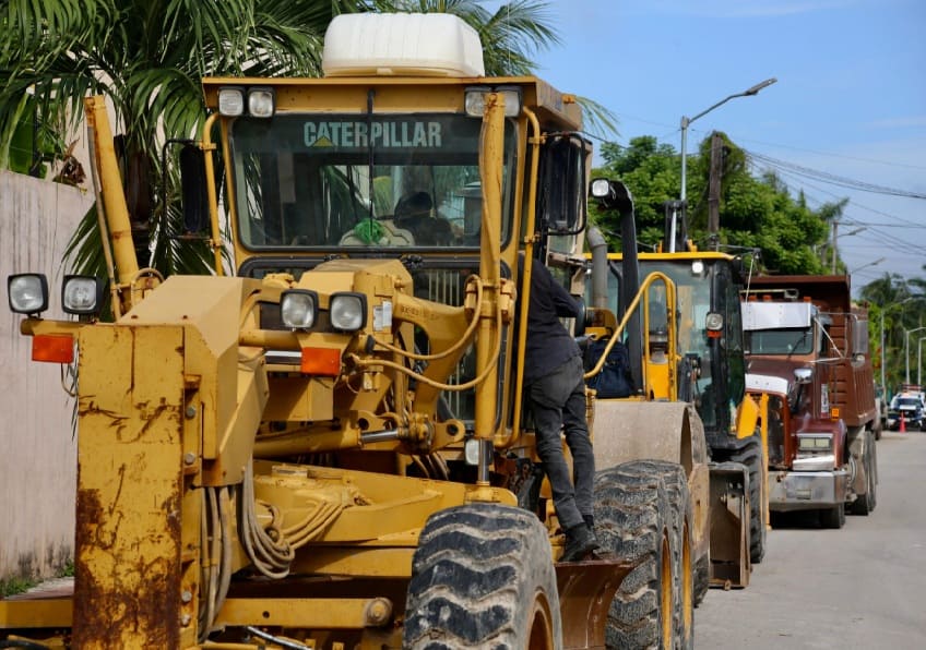 Las autoridades anuncian el inicio de 3,6 millones de pesos en el Proyecto Roadwork para Bacalar