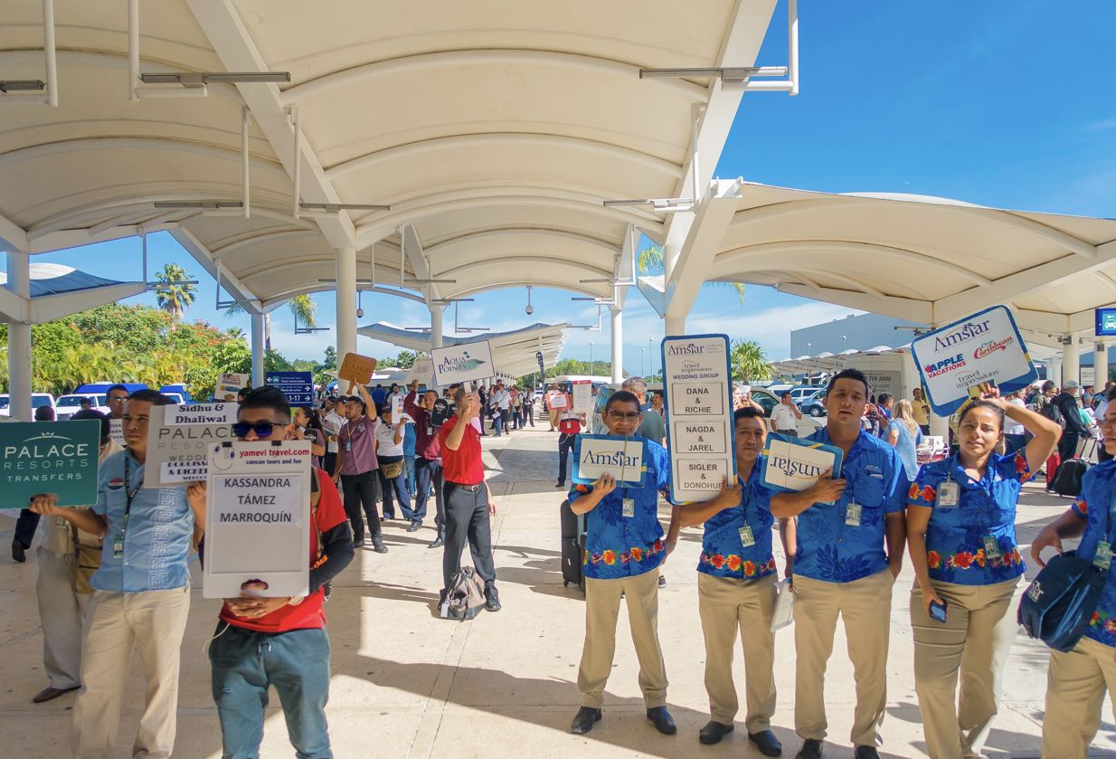 Conductores del aeropuerto