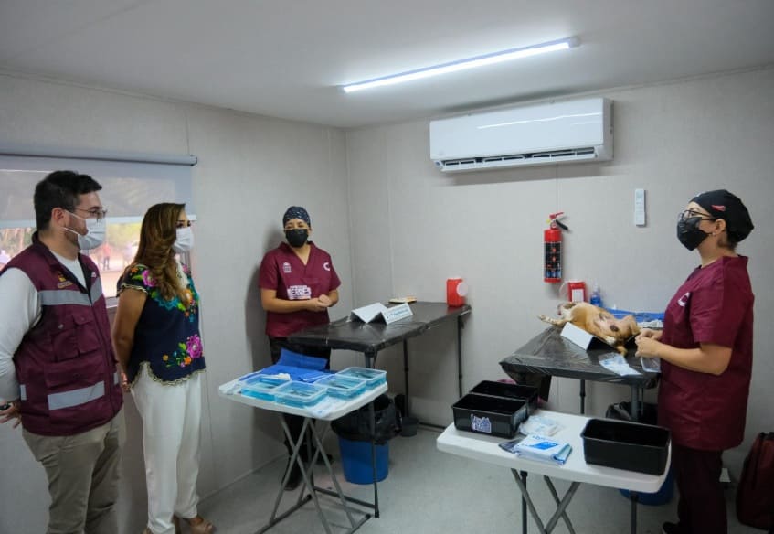 Los veterinarios ofrecen servicios en lugares difíciles de alcanzar a través de la primera caravana de bienestar animal del estado