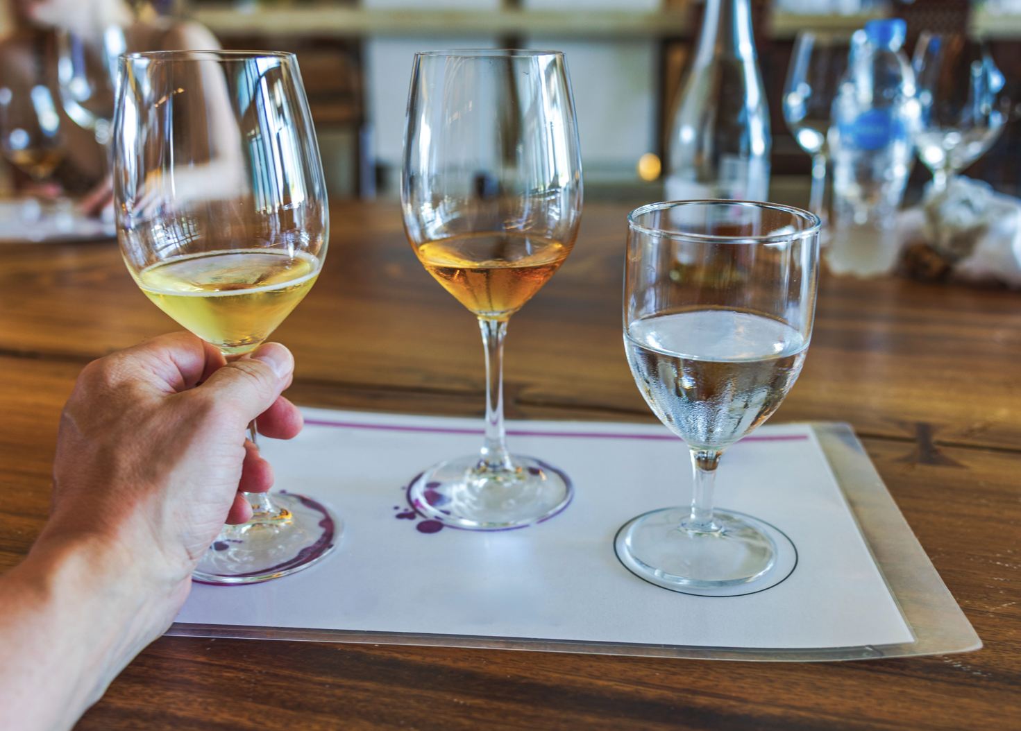 Copa de vino en Cancún Resort