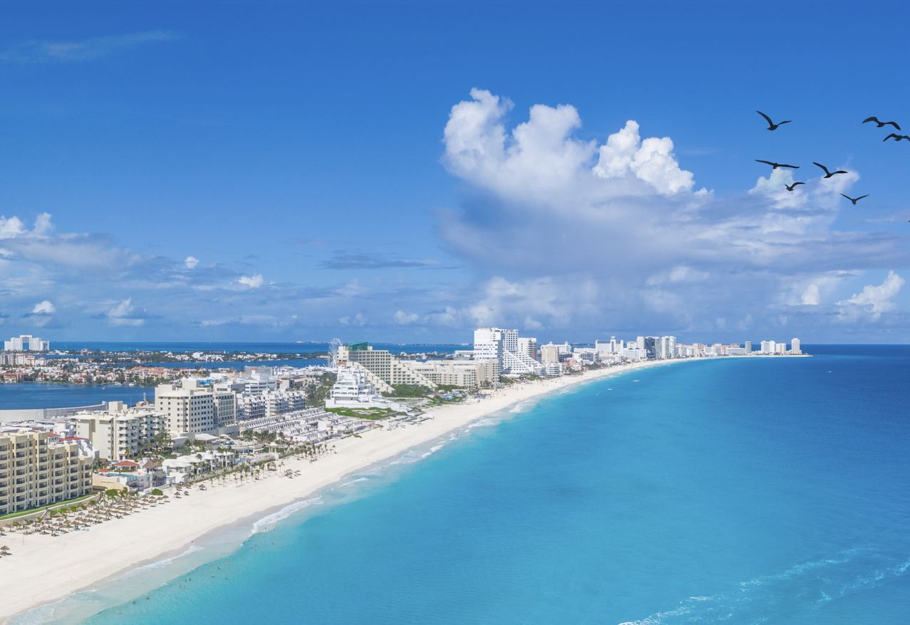 Zona de hotel de Cancún
