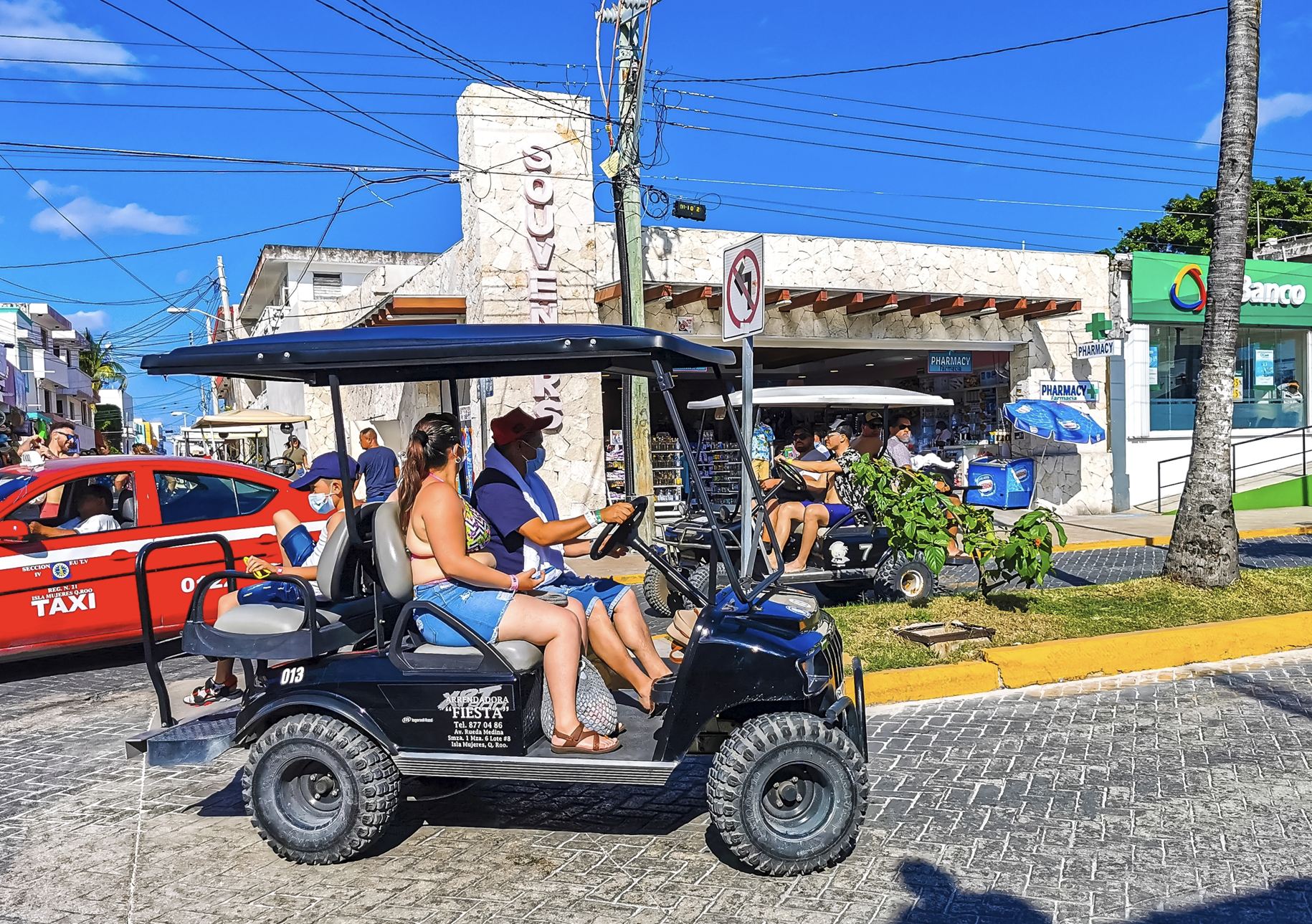 Carrito de golf Isla Mujeres