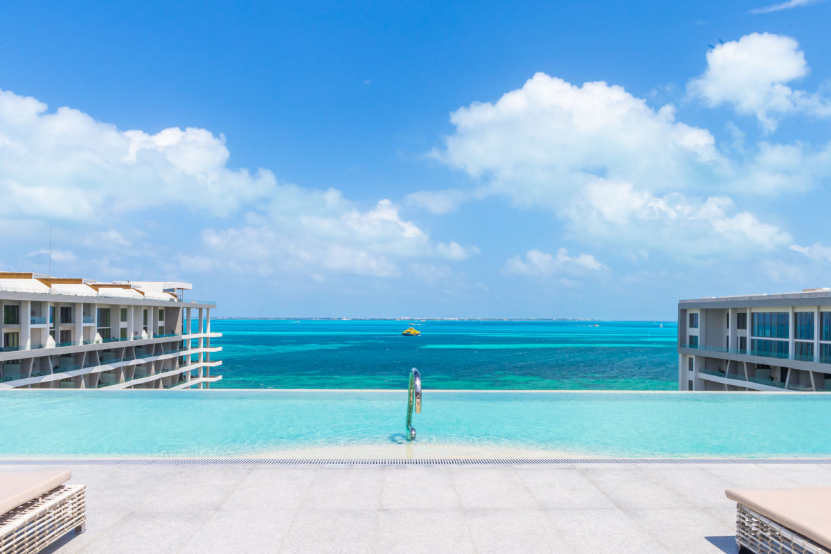 Piscina de la azotea Garza Blanca Cancún