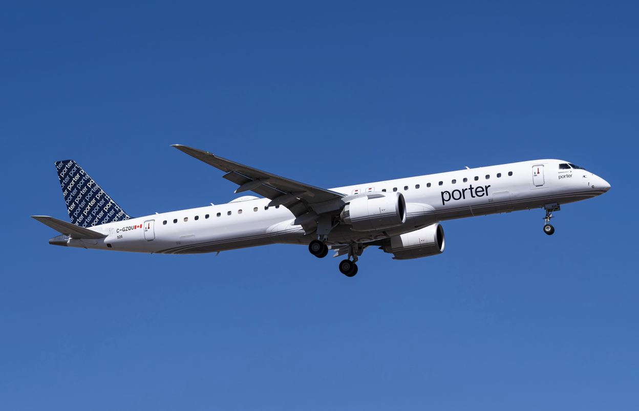 Porter Airlines lanzó los primeros vuelos a Cancún