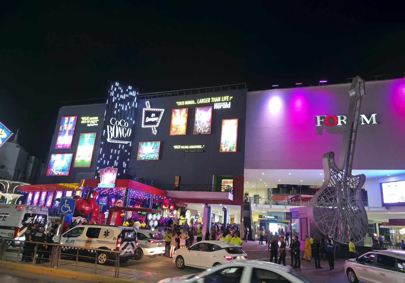 Zona de vida nocturna Cancún