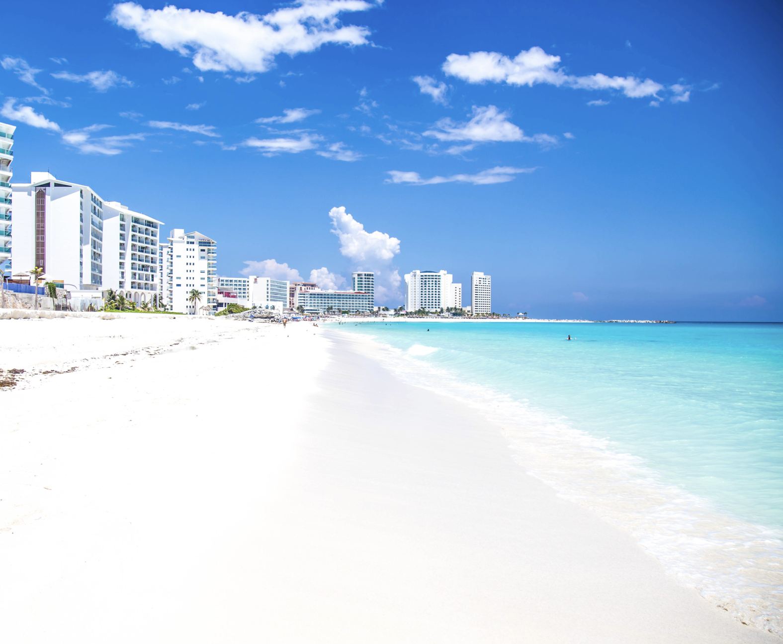 Resorts en la Zona Hotelera de Playa de Arena Blanca de Cancún