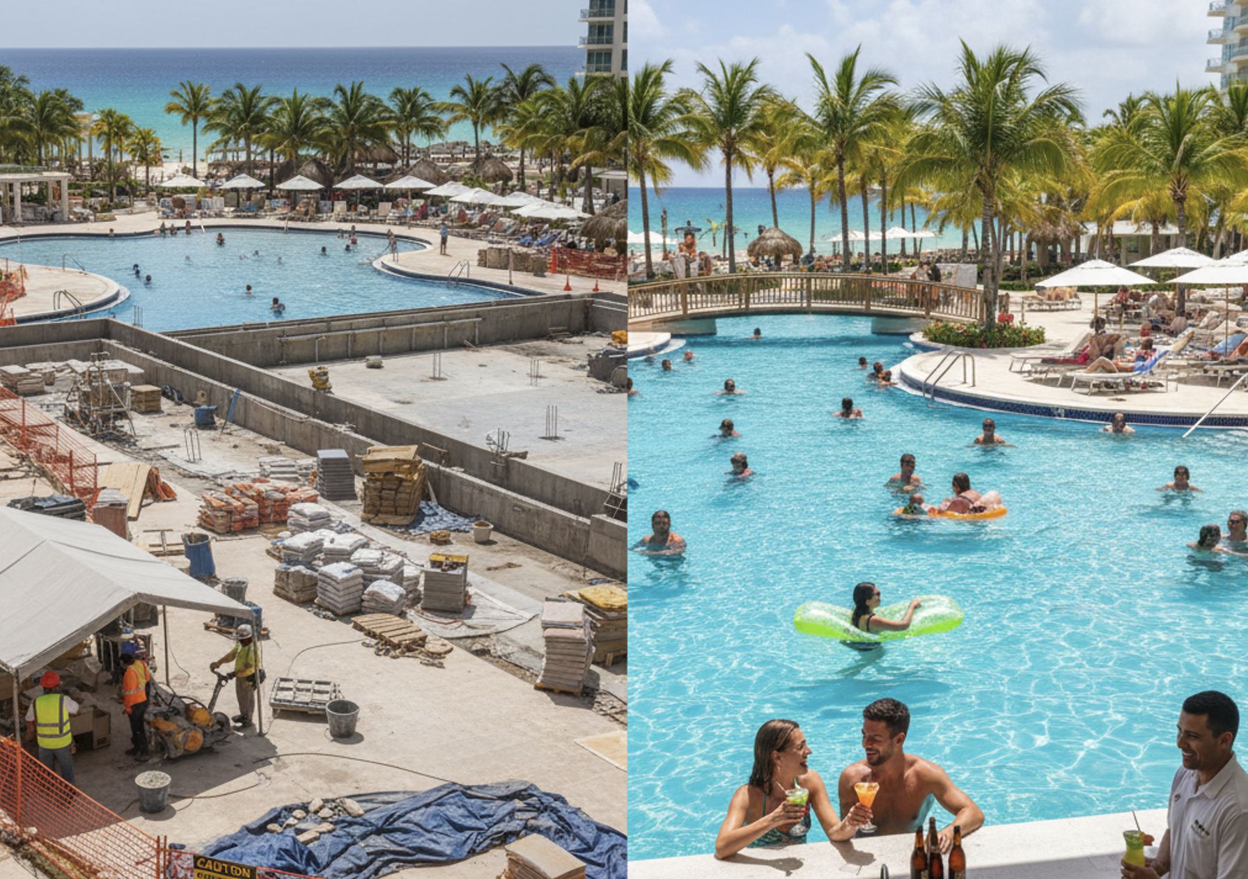 Construcción de Piscinas en Cancún