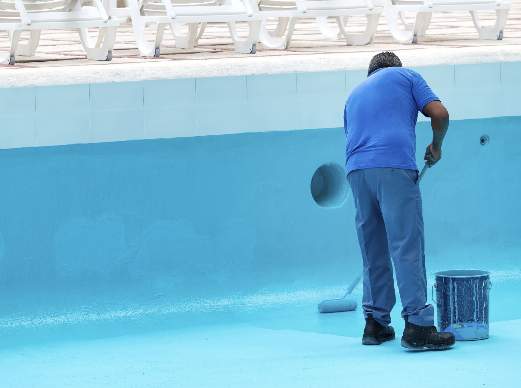 Pintando Piscina Cancún