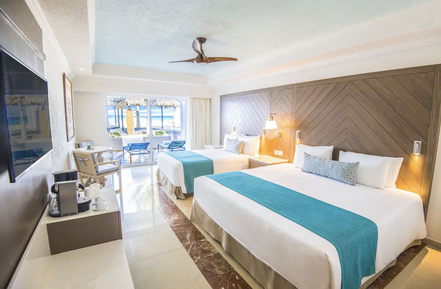 Junior suite frente a la playa doble