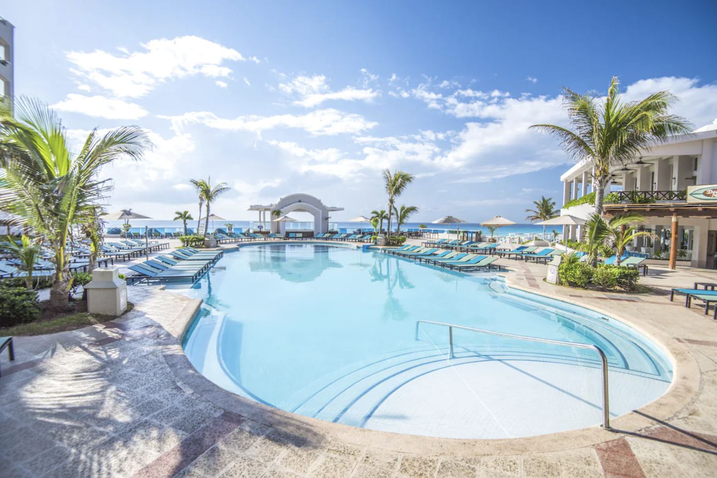 Paisaje de piscina
