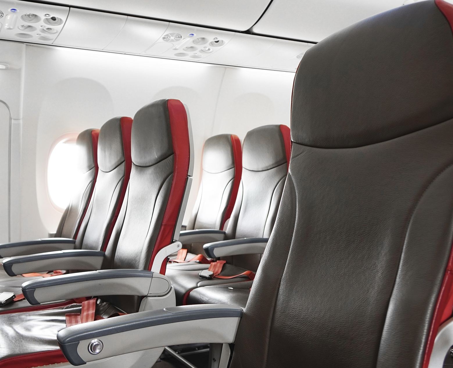 Interior de vuelo chárter