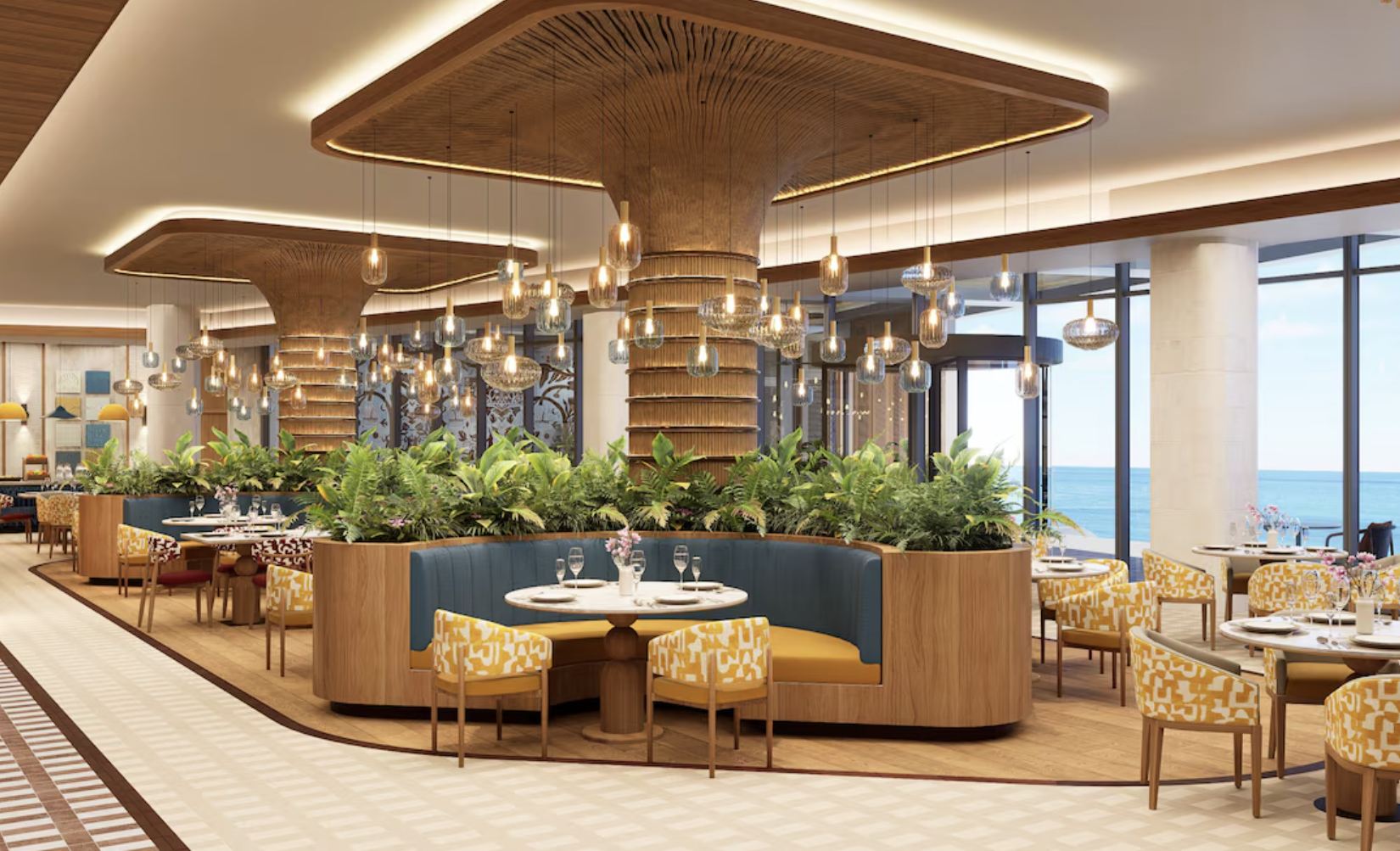 Restaurantes renovados Beach Palace