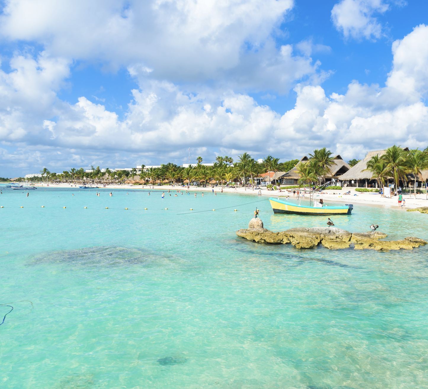 Nadar en la Bahía de Akumal