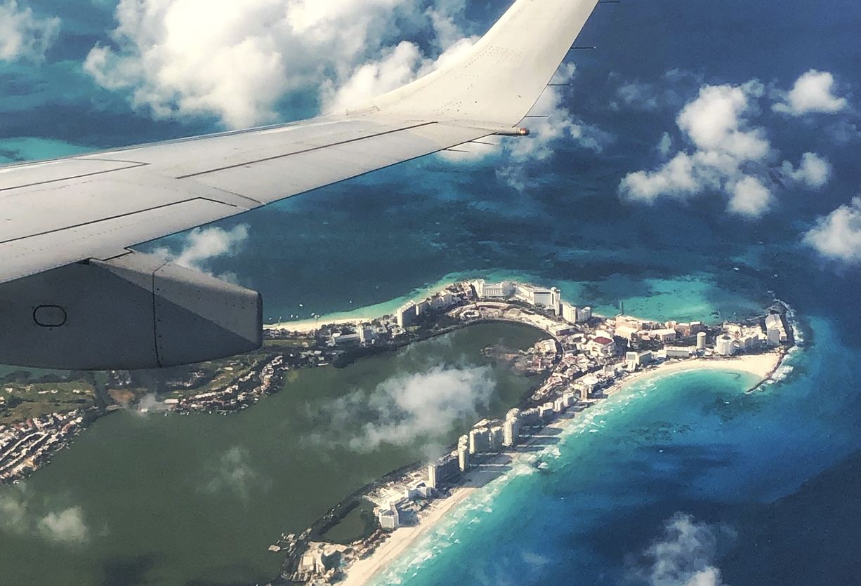 Vuelo rumbo a Cancún