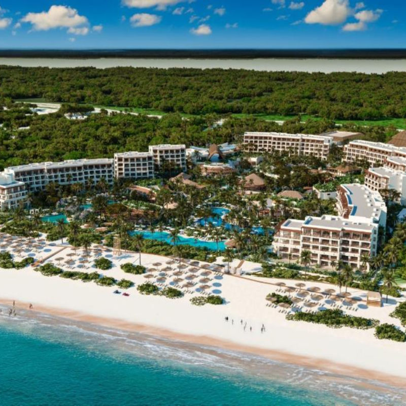 Vista Aérea del New Secrets Playa Blanca Costa Mujeres