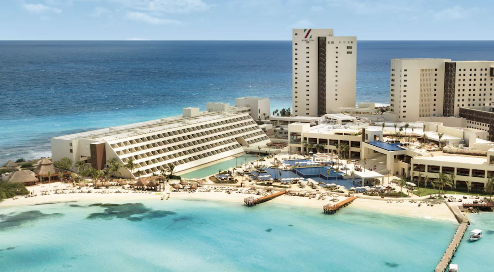 Hyatt Ziva Cancún Vista Aérea