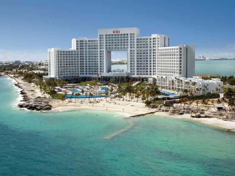 Descripción general de la propiedad en Riu Palace Peninsula en Cancún.