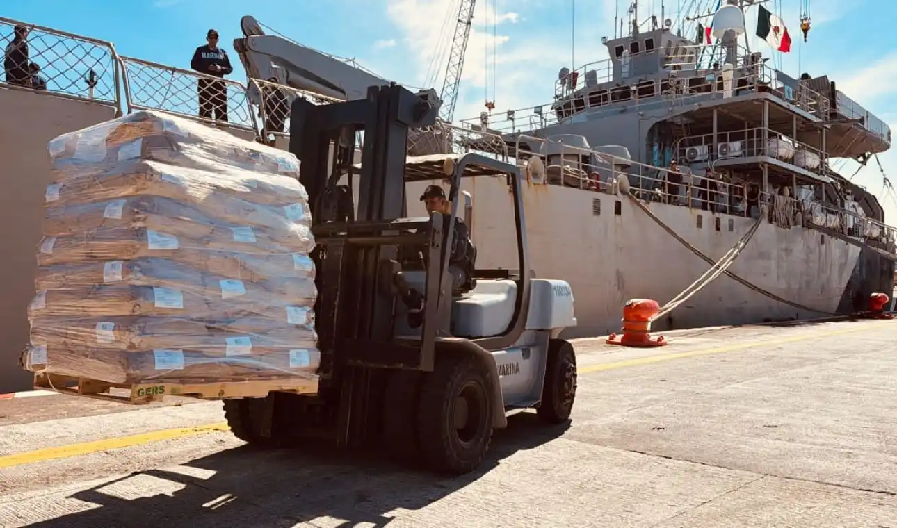 México envía más de 800 toneladas de ayuda humanitaria a Cuba